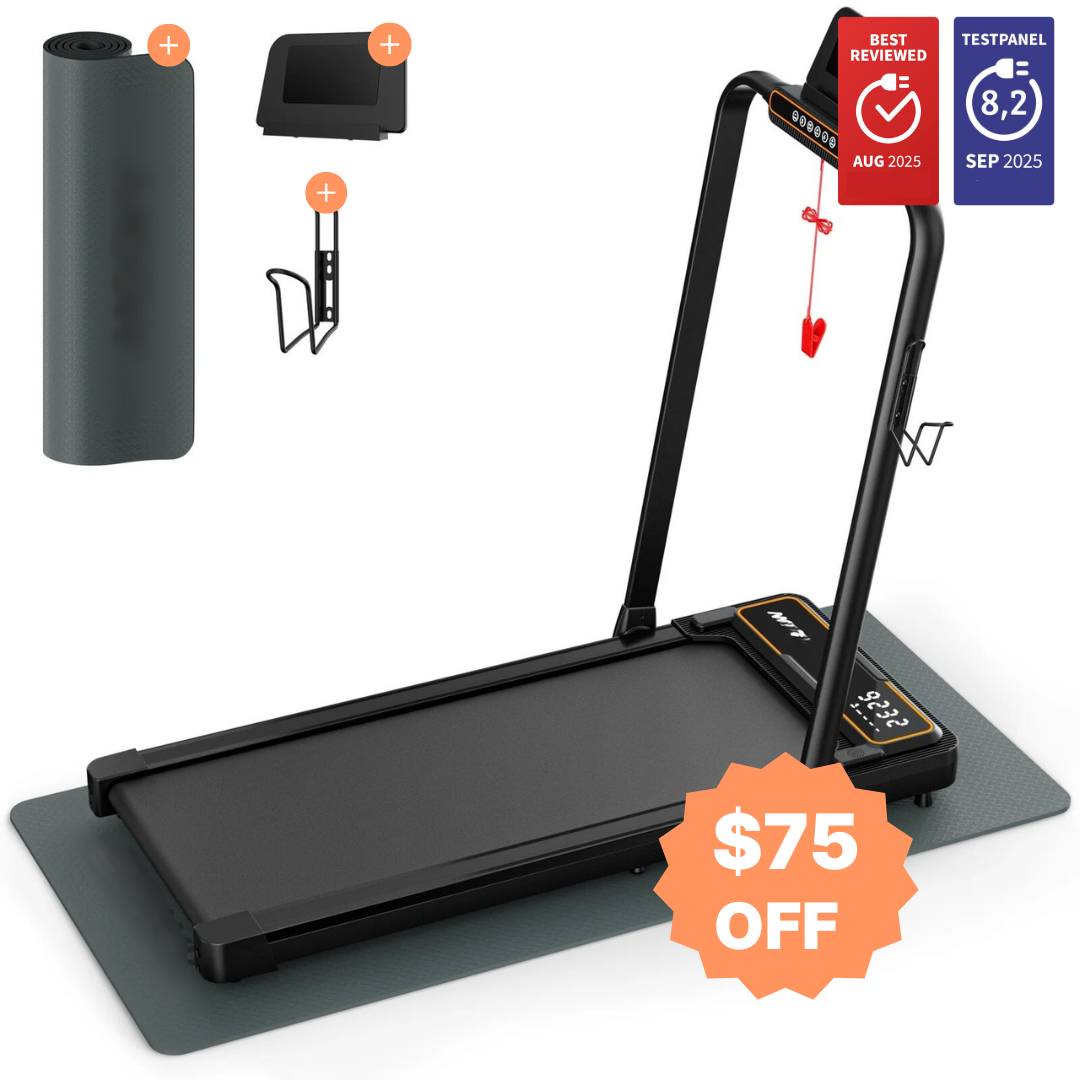SmartStep Pro v3 - Foldable Treadmill 0.1 - 7.5 mph (12 km/h).