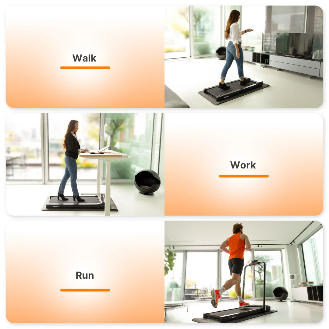 SmartStep Pro v3 - Foldable Treadmill 0.1 - 7.5 mph (12 km/h).